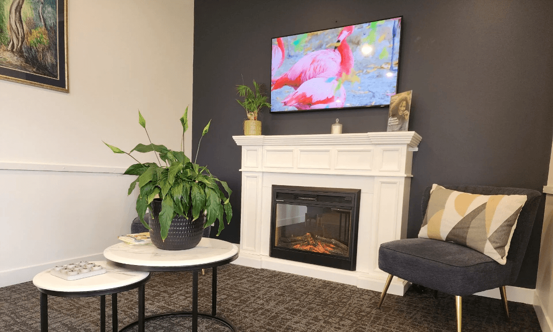 waiting area of lifelong dental | life long dental